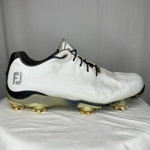 FootJoy DNA Dry Joys Men’s Golf Shoes White/Navy Size 9.5
